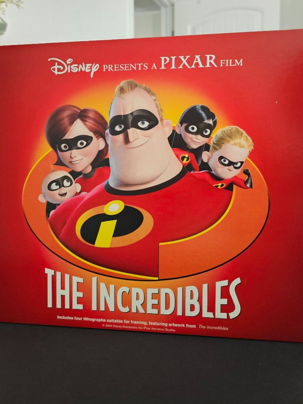 The Incredibles Lithograph - Disney Movie Club Large Format